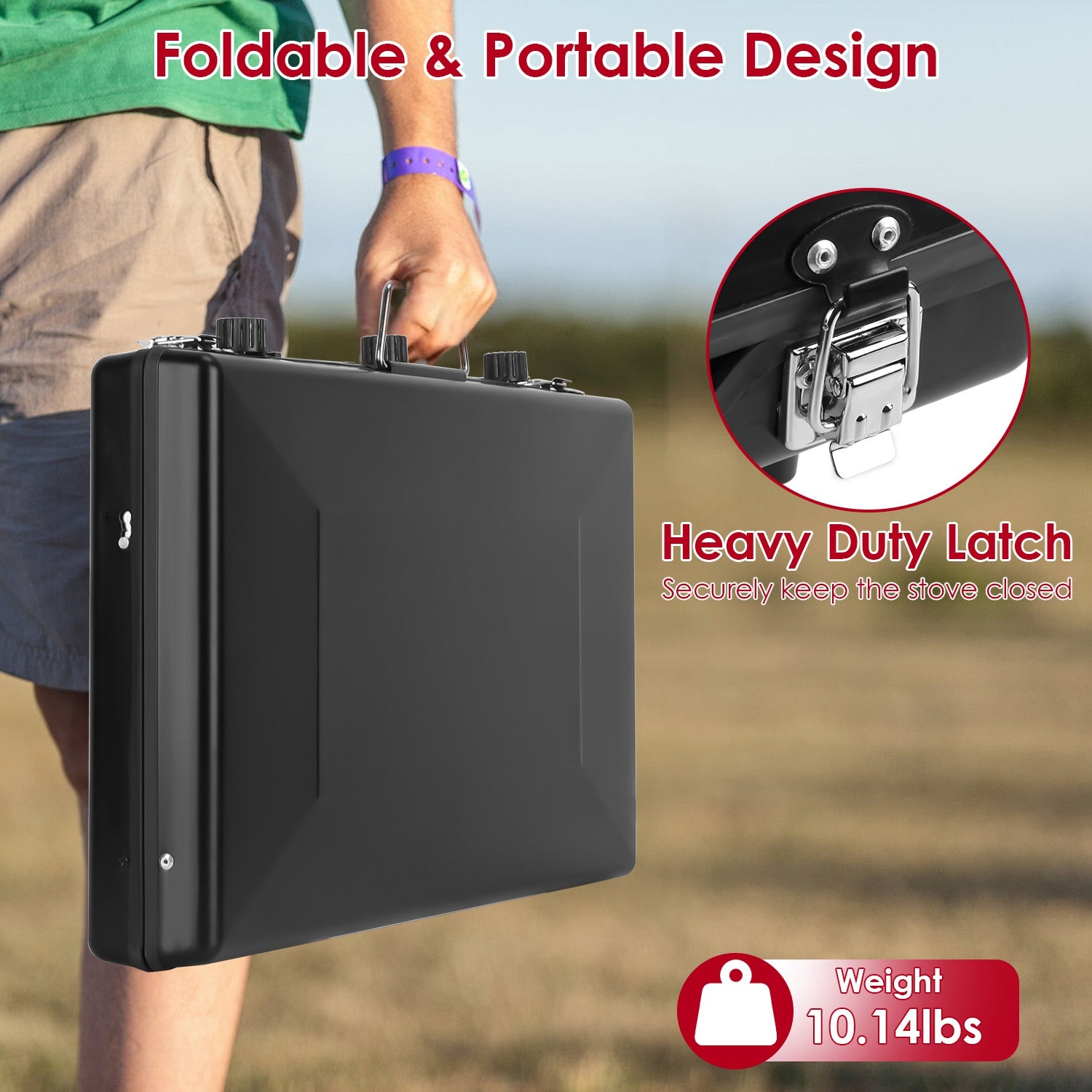 The Ultimate Cooking Companion: 3 Burner 20000 BTU Portable Foldable Propane Stove